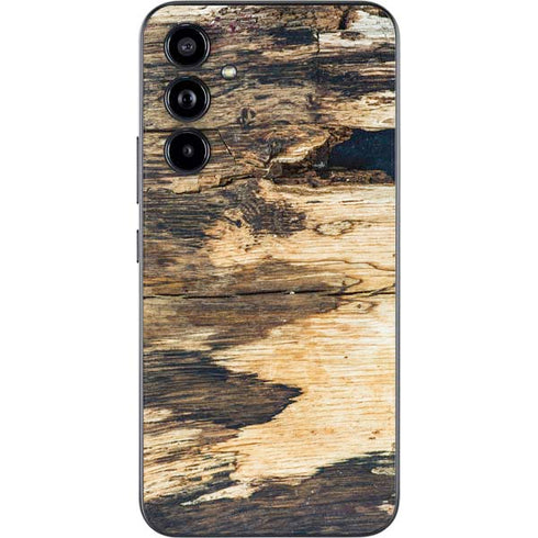 Blue Resin Wood Galaxy A54 5G Skin